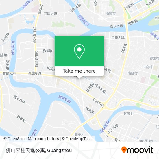 佛山容桂天逸公寓 map