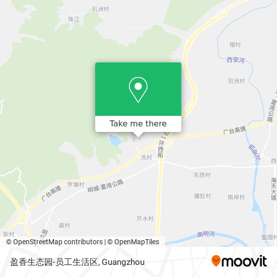 盈香生态园-员工生活区 map