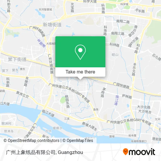 广州上象纸品有限公司 map