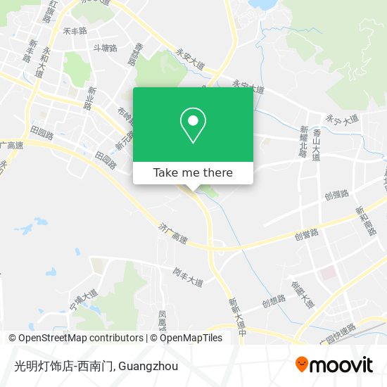 光明灯饰店-西南门 map