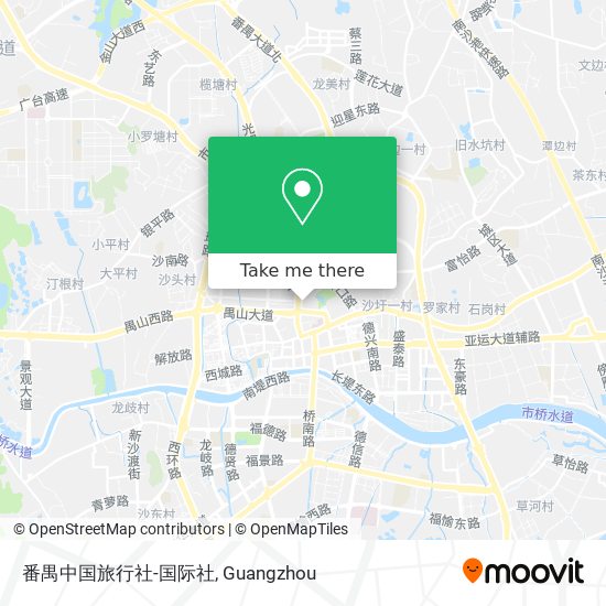 番禺中国旅行社-国际社 map