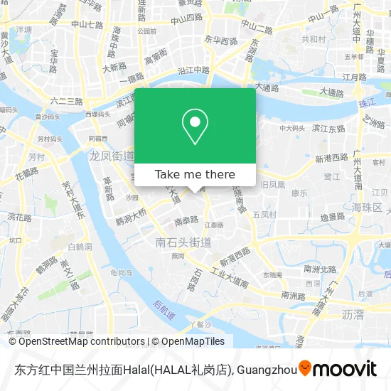 东方红中国兰州拉面Halal(HALAL礼岗店) map