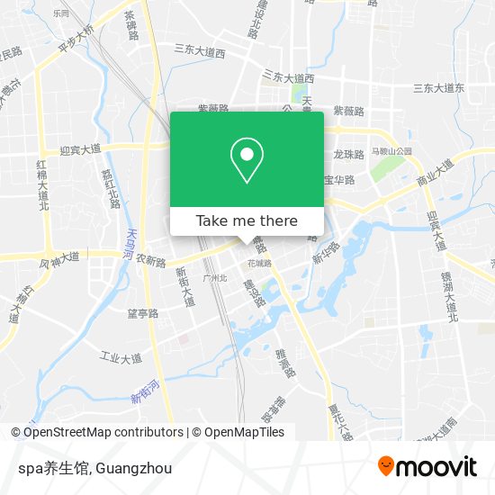 spa养生馆 map