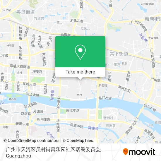 广州市天河区员村街昌乐园社区居民委员会 map