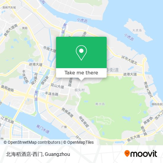 北海稻酒店-西门 map