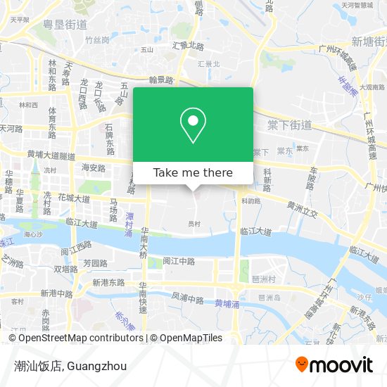 潮汕饭店 map