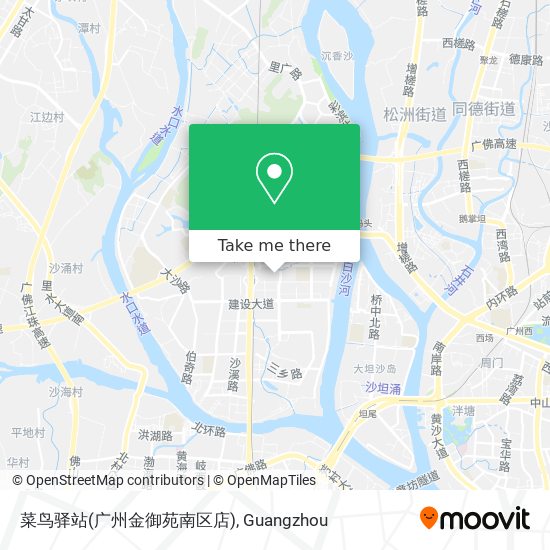 菜鸟驿站(广州金御苑南区店) map