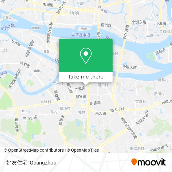 好友住宅 map