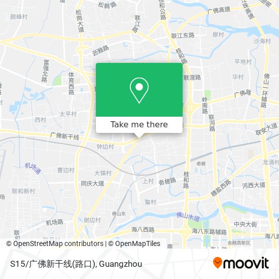 S15/广佛新干线(路口) map