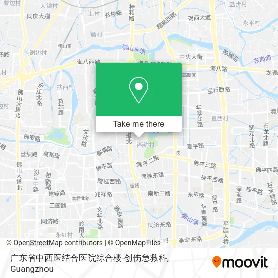 广东省中西医结合医院综合楼-创伤急救科 map