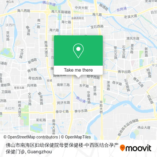 佛山市南海区妇幼保健院母婴保健楼-中西医结合孕产保健门诊 map