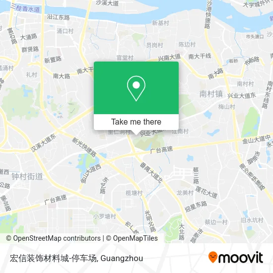 宏信装饰材料城-停车场 map