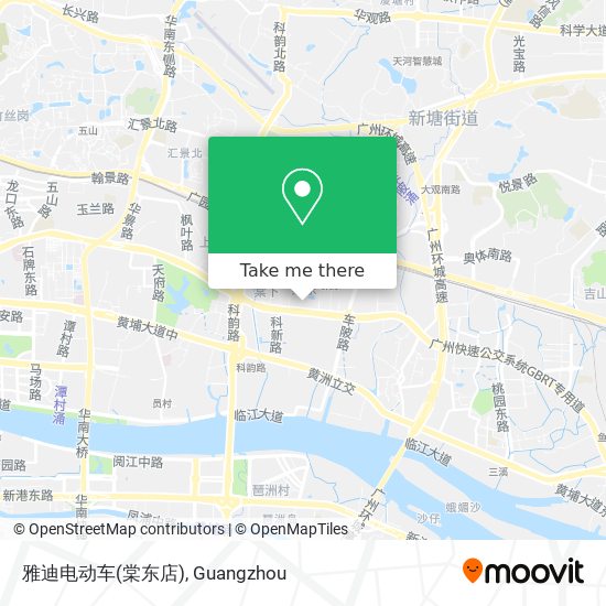 雅迪电动车(棠东店) map