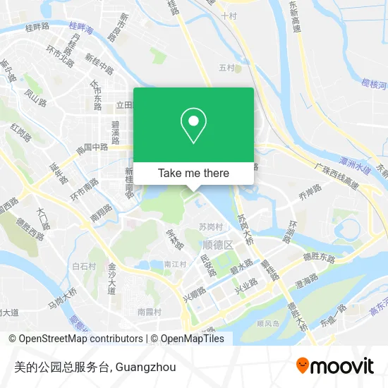 美的公园总服务台 map