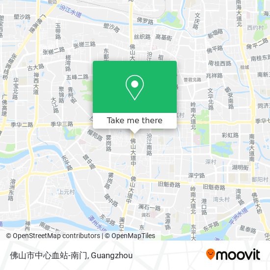 佛山市中心血站-南门 map