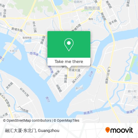 融汇大厦-东北门 map