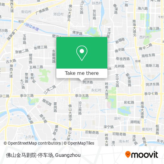 佛山金马剧院-停车场 map