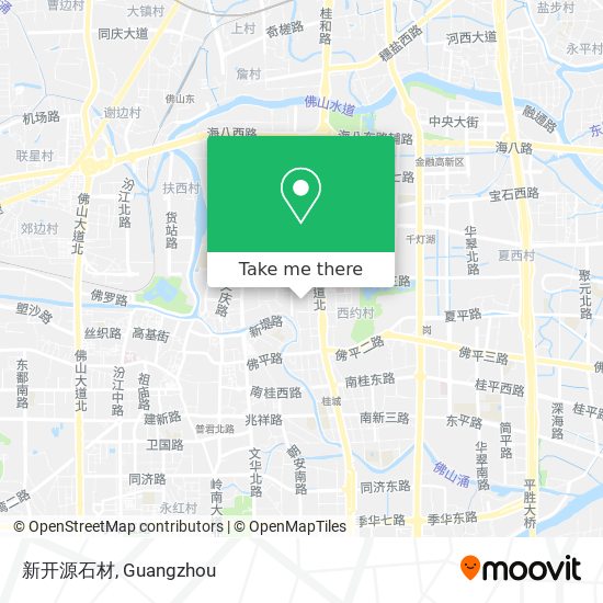 新开源石材 map