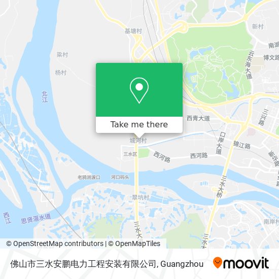 佛山市三水安鹏电力工程安装有限公司 map