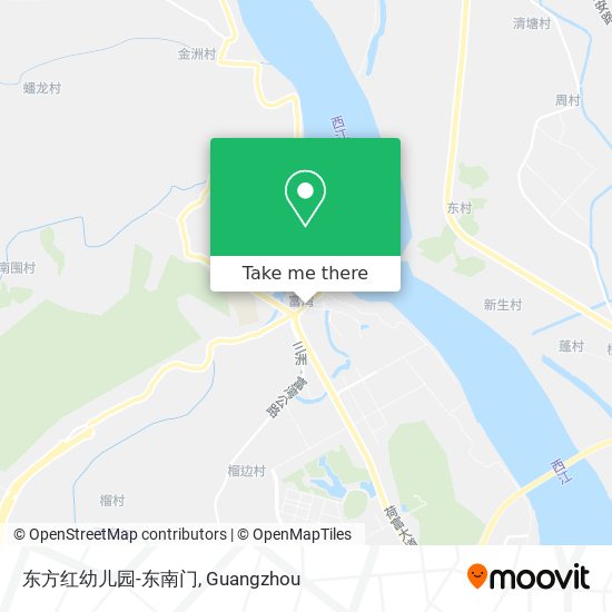 东方红幼儿园-东南门 map