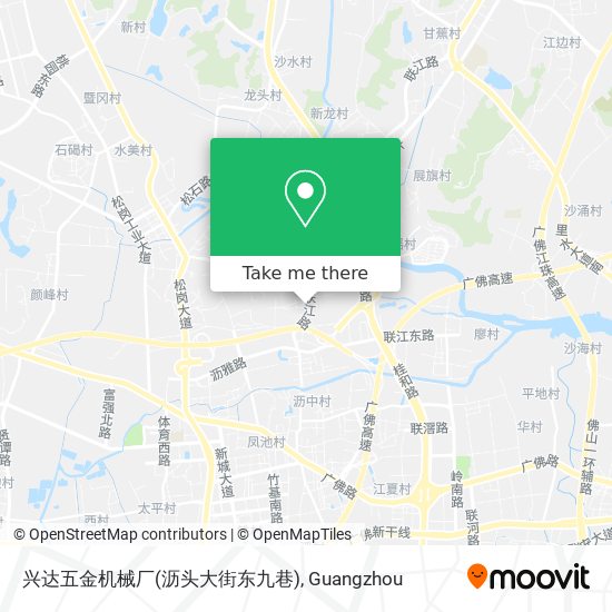 兴达五金机械厂(沥头大街东九巷) map