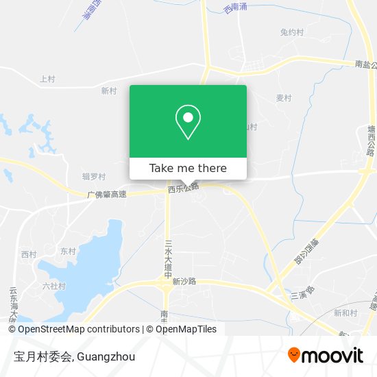 宝月村委会 map