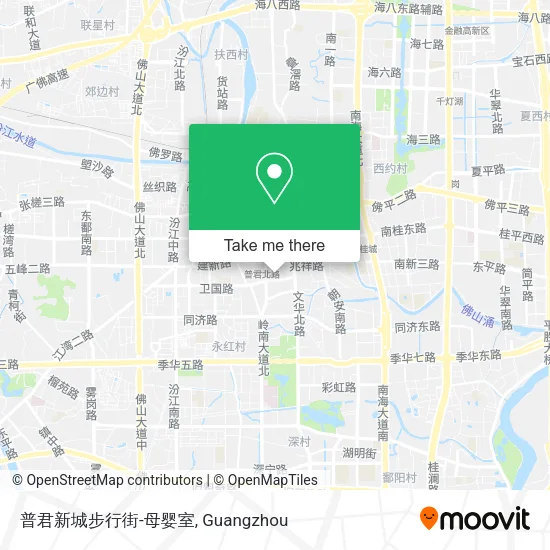 普君新城步行街-母婴室 map