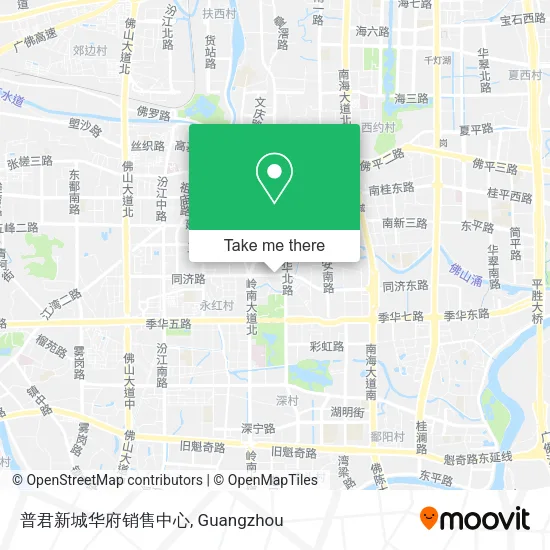 普君新城华府销售中心 map