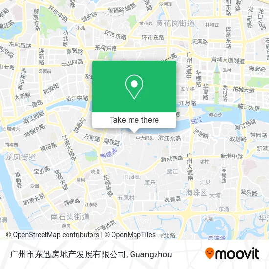 广州市东迅房地产发展有限公司 map