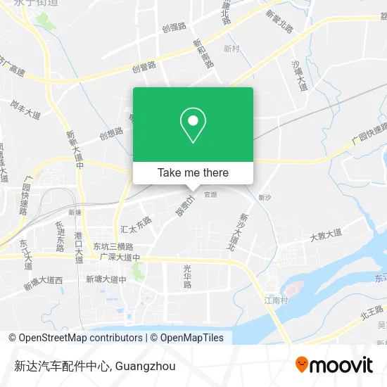 新达汽车配件中心 map