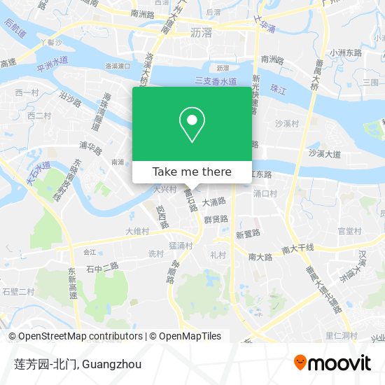 莲芳园-北门 map