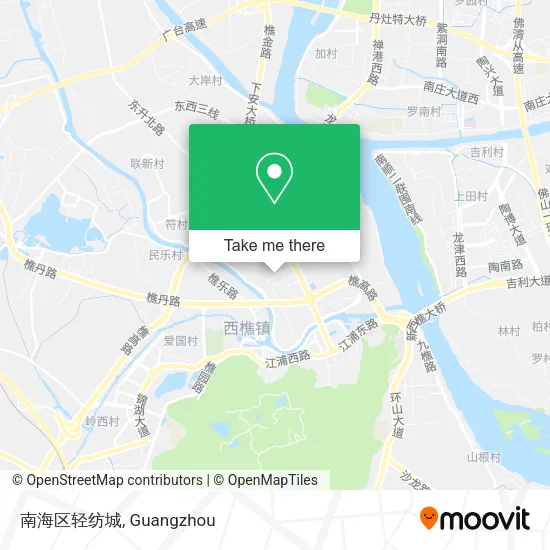 南海区轻纺城 map