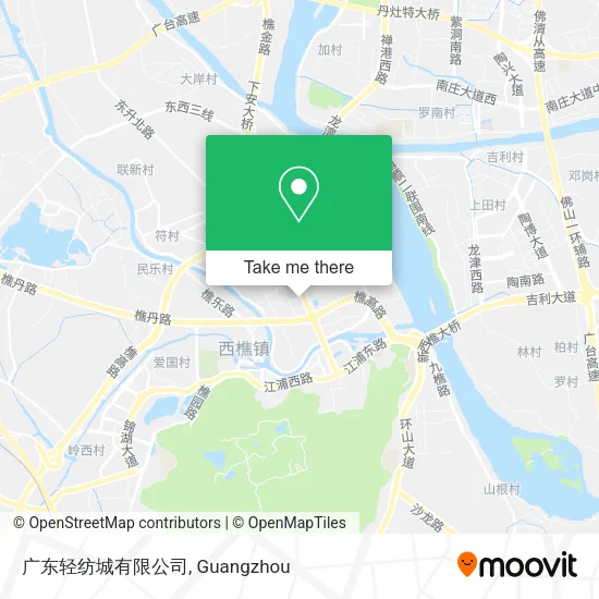 广东轻纺城有限公司 map