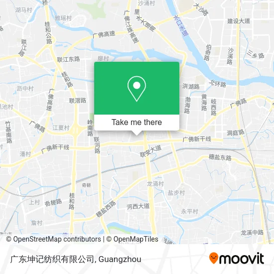 广东坤记纺织有限公司 map
