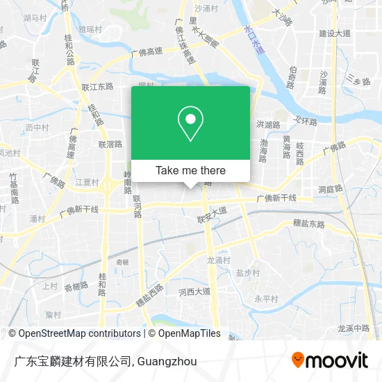 广东宝麟建材有限公司 map