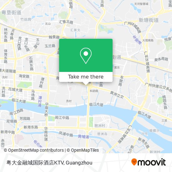 粤大金融城国际酒店KTV map