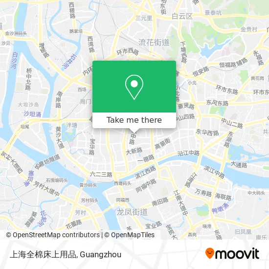 上海全棉床上用品 map