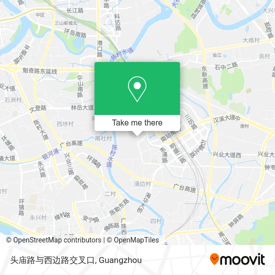 头庙路与西边路交叉口 map