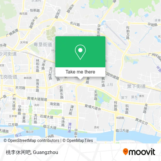 桃李休闲吧 map