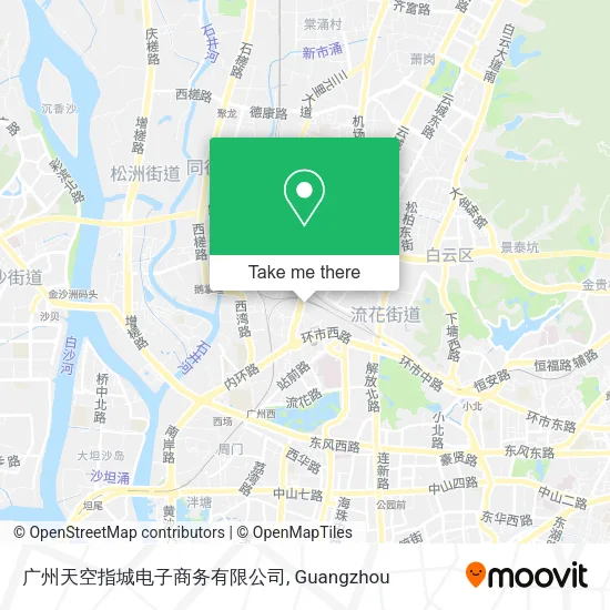 广州天空指城电子商务有限公司 map