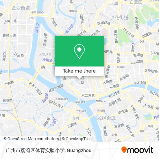 广州市荔湾区体育实验小学 map