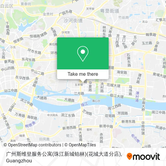 广州斯维登服务公寓(珠江新城铂林)(花城大道分店) map