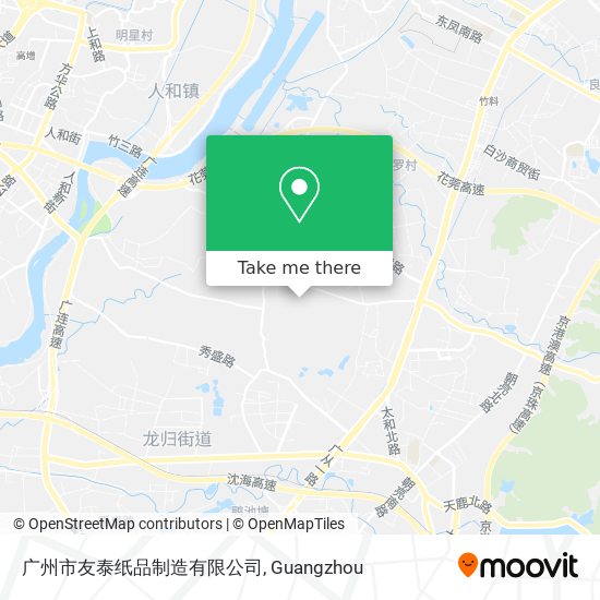 广州市友泰纸品制造有限公司 map