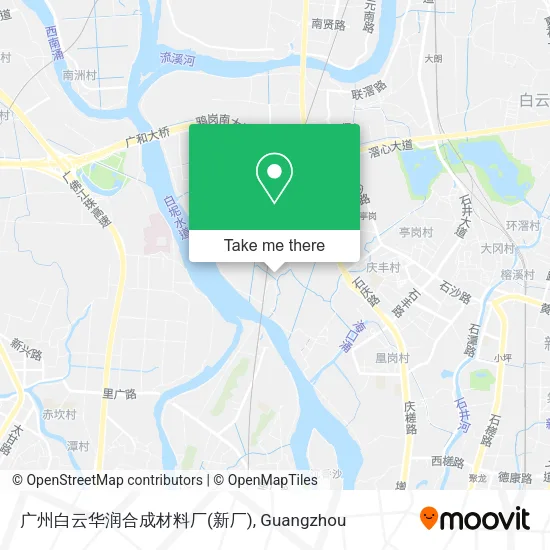 广州白云华润合成材料厂(新厂) map