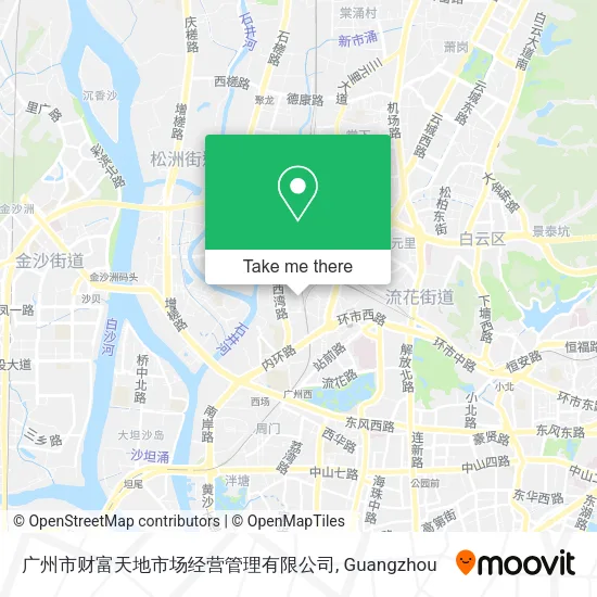 广州市财富天地市场经营管理有限公司 map