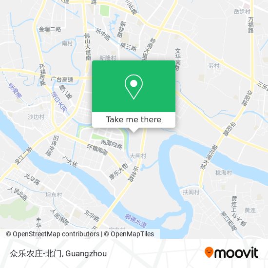 众乐农庄-北门 map