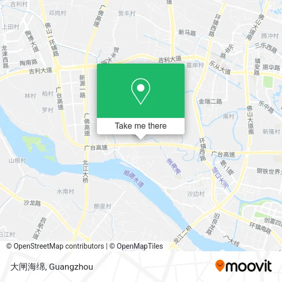 大闸海绵 map