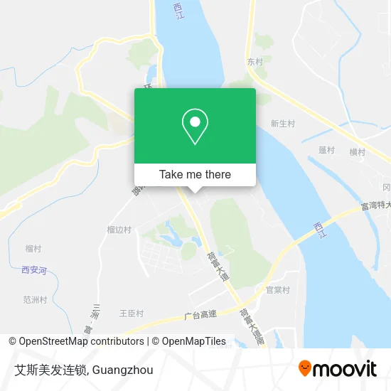艾斯美发连锁 map