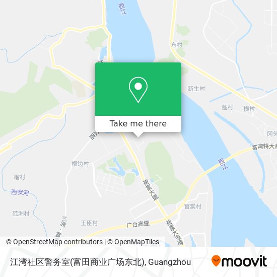 江湾社区警务室(富田商业广场东北) map