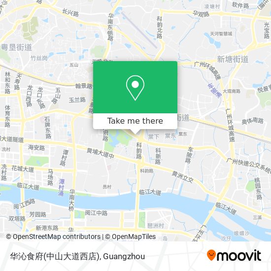 华沁食府(中山大道西店) map